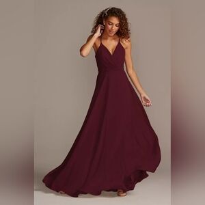 DB STUDIO | Spaghetti Strap Full Skirt Dress in Wine sz 6